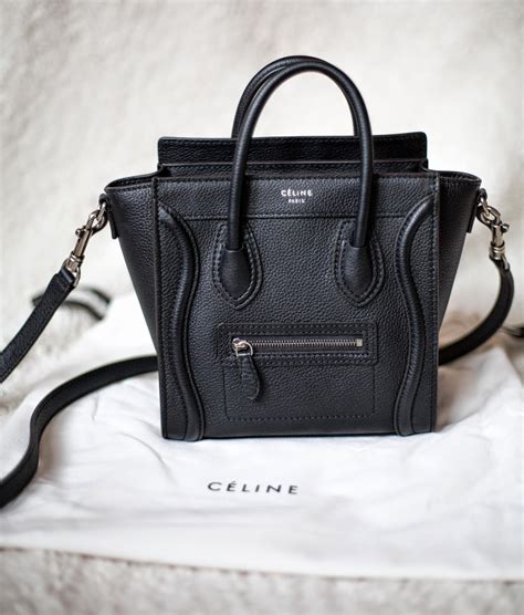 celine luggage nano micro mini|Celine nano luggage shoulder bag.